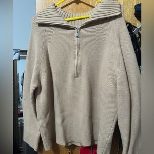 Half Zip knit sweater